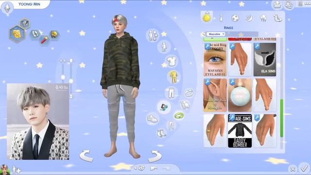 ? BTS Suga ? ¦ The Sims 4 CAS (+full cc list) смотреть онлайн