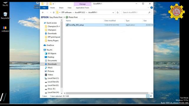 DTF SoftwareHow To Install  DTF Software AcroRIP Version 9.0.3 Ll Lad Support