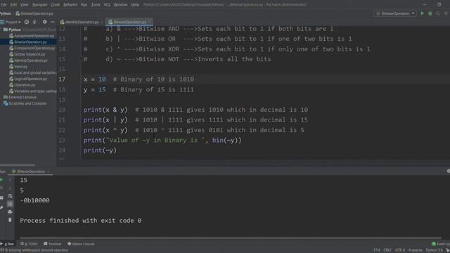Python Tutorial 9 | Python Operators , Bitwise Operator | pythonSTACK смотреть онлайн
