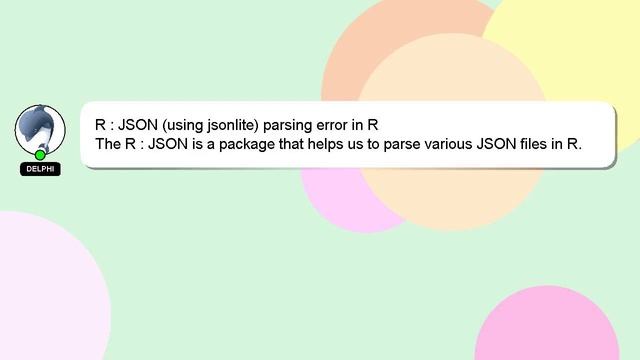 R : JSON (using jsonlite) parsing error in R смотреть онлайн