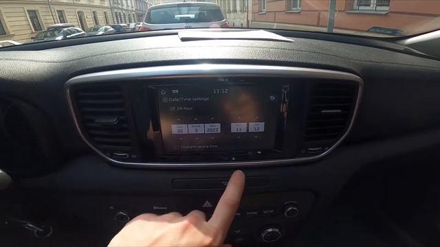 How to Manually Change Date and Time in Kia Sportage IV ( 2016 – now ) - Manage Time Settings смотреть онлайн
