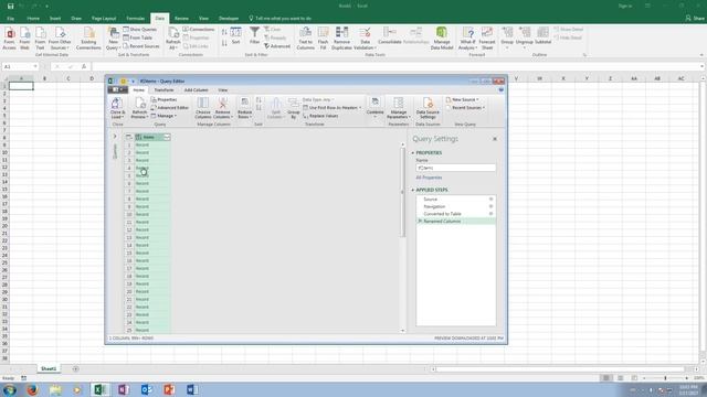 Import JSON Data Into Excel 2016 Using a Get & Transform Query смотреть онлайн