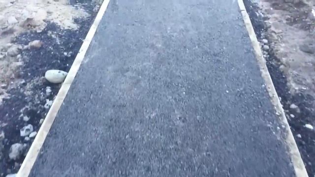 Проложили асфальтовую дорожку с остановки