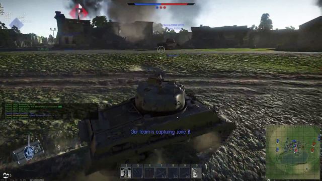 War Thunder - M4A3E2 (76) and M4A3 (76) - 4 kills and 7 assists смотреть онлайн