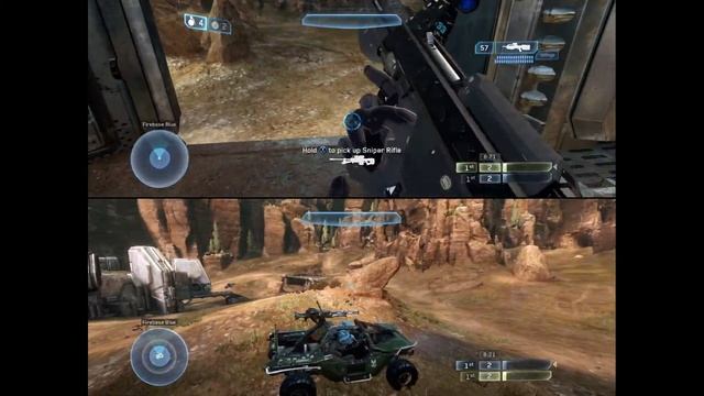 halo 2 split screen.