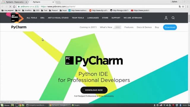 Урок 4. Установка Pycharm смотреть онлайн
