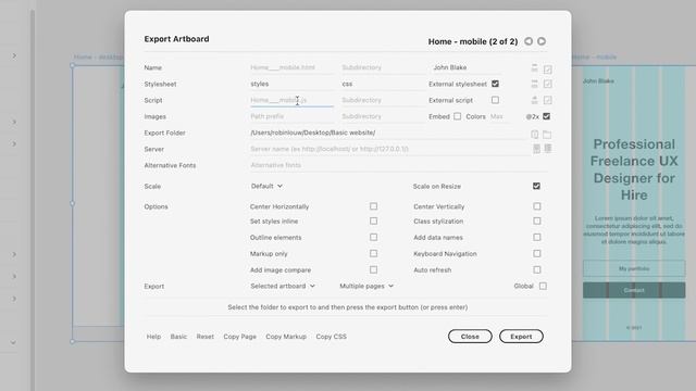 Export a Responsive Website Directly from Adobe XD using the Web Export plugin смотреть онлайн