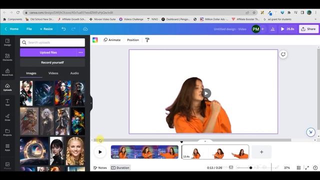 AI Video Background Removal by a CLICK | Remove and Change Any Video Background in CANVA смотреть онлайн