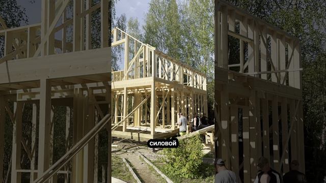 Каркасный Дом 6х8. Полутораэтажный. СК Новгородский Дом смотреть онлайн