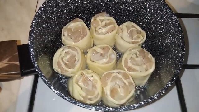Невероятно Вкусный и Быстрый Ужин: Рулетики с Фаршем в Сливочном Соусе смотреть онлайн