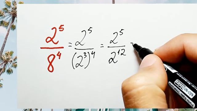 Reduce Fractions with Powers | Сокращаем дроби со степенями | Reducir Fracciones con Potencias|Math смотреть онлайн