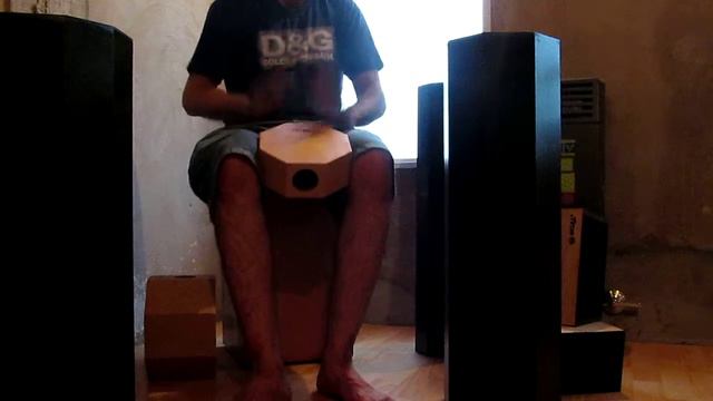 Octo cajon conga mini 7" skull percusion смотреть онлайн