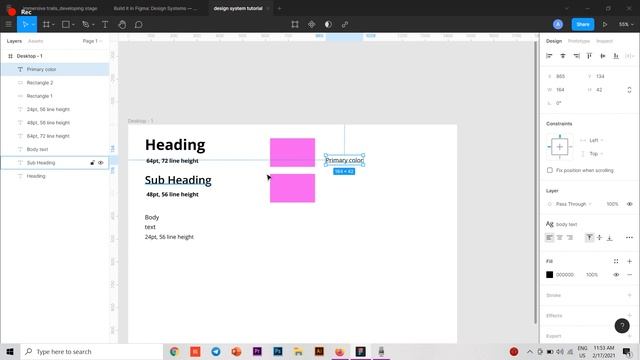Create a Design System in Figma in 5 minutes II How to create a Design System II UI UX FREE COURSE смотреть онлайн