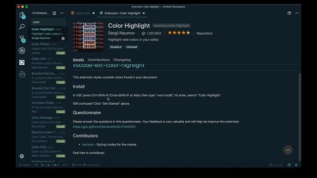 03-Best VS Code Extensions (2020) | PHP Docs | Tutorial смотреть онлайн