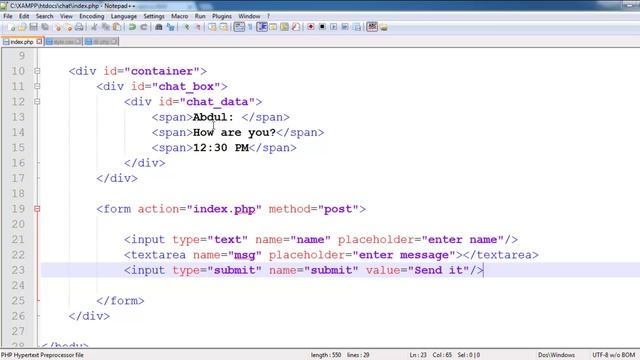 How to Make a Chat System in PHP & AJAX in Urdu/Hindi 2 of 6 смотреть онлайн