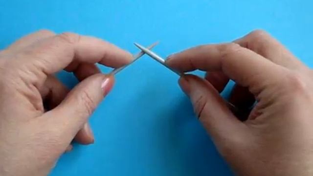 Урок 2 Вязание спицами Кnitting lessons for beginners смотреть онлайн