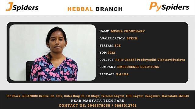 I got my Dream Job as a Python Developer from JSpiders/Pyspiders | Hebbal | Megha смотреть онлайн