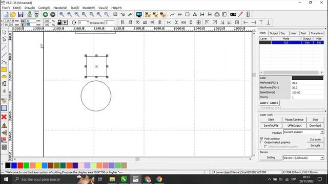 IMPORTAR Y EXPORTAR CON COREL DRAW Y RDWORKS LASER смотреть онлайн