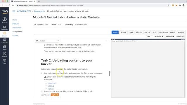 Module 3 Guided Lab Hosting a Static Website смотреть онлайн