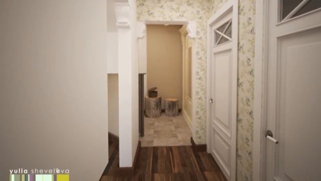 Дизайн-проект пентхауса площадью 90 кв.м. - Французское кантри смотреть онлайн