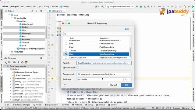 How to generate Spring Data JPA Repositories | JPA Buddy смотреть онлайн