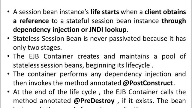 Enterprise Java | Unit 4 | Chapter 2 | Session Beans смотреть онлайн