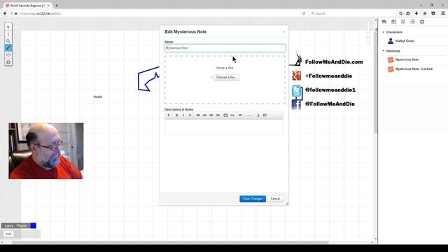 Roll20 For The Absolute Beginner Ep. 2 The Player: Getting Started смотреть онлайн