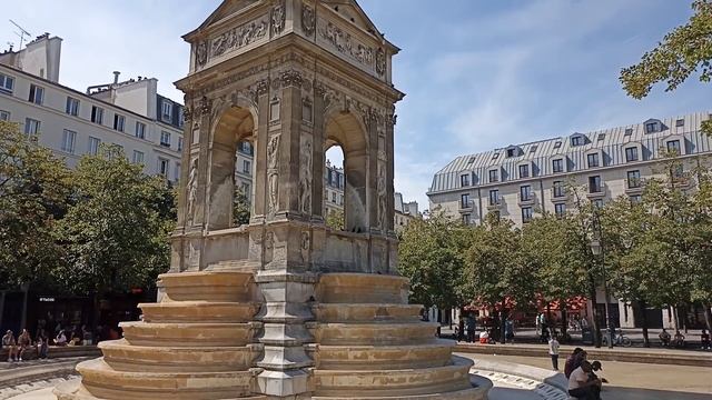 Париж. Прогулка по центру: Ле Аль, Ситэ, Шатле смотреть онлайн