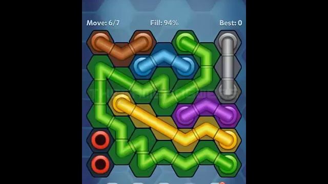 Pipe Lines Hexa Regular Level 81-90 Solution смотреть онлайн