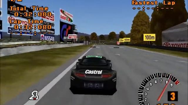 Gran Turismo - Time Trial with Mitsubishi FTO LM Edition on Autumn Mini смотреть онлайн