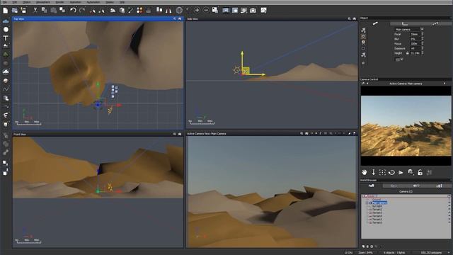 Stylized alien landscape in VUE смотреть онлайн