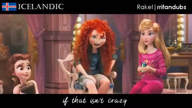Wreck It Ralph 2 Merida's Funny Scene In 20 Different Languages смотреть онлайн