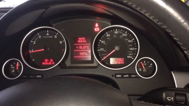 Audi A4 B7 cabriolet - strange noise on startup and shutdown - new noise! смотреть онлайн
