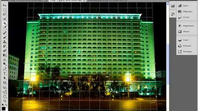 Новое в Photoshop CS5 - 7.Выравнивание линии горизонта смотреть онлайн
