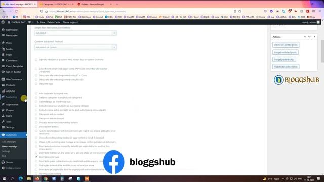 WordPress Automatic plugin full tutorial || bloggshub #bloggshub смотреть онлайн