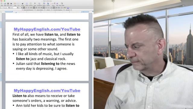 HEAR vs. LISTEN + LISTEN FOR, LISTEN IN, LISTEN TO, LISTEN UP, LISTEN WITH смотреть онлайн