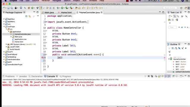 JavaFX: Scene Builder et CSS смотреть онлайн