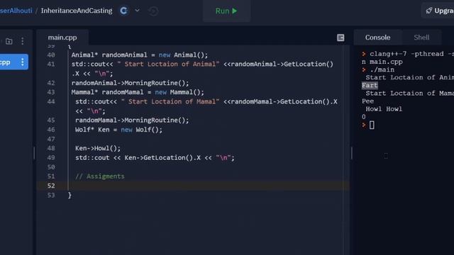 Inheritance And Casting In C++ смотреть онлайн