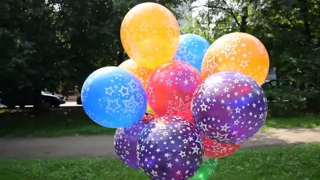 Воздушные шары "Звезды" смотреть онлайн
