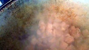 ГОВЯДИНА  ТОМЛЁНАЯ В ПИВЕ В КАЗАНЕ НА СВЕЖЕМ ВОЗДУХЕ