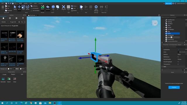 HOW TO MAKE A REALISTIC FPS IN ROBLOX (FE gun kit) смотреть онлайн