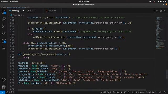 Generating Simple HTML via Python EP 2 #livestream #python смотреть онлайн