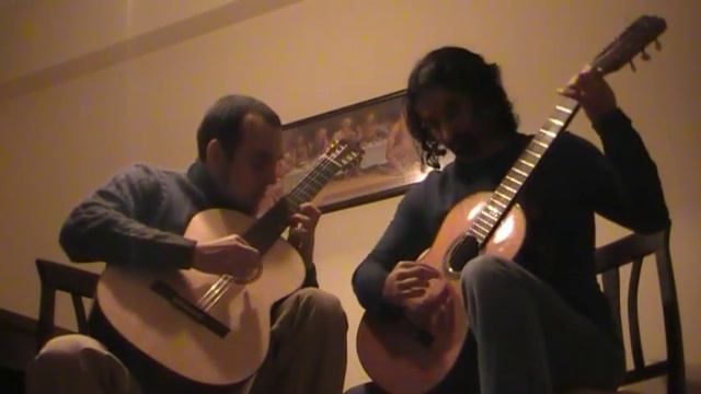 Duo Wanderer (Can Denizci & Haydar Yahşi) played Bach's French Suite No. 1 смотреть онлайн