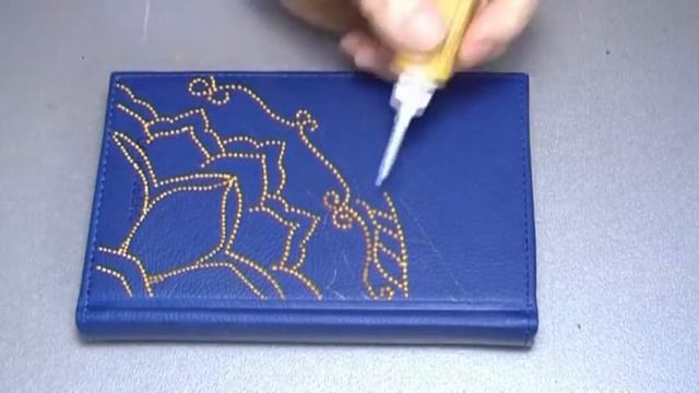 Точечная роспись (point-to-point) блокнота смотреть онлайн