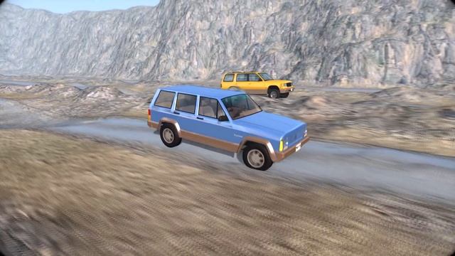 BeamNG Drive - Ibishu Blackfoot Mod vs Gavril Roamer смотреть онлайн