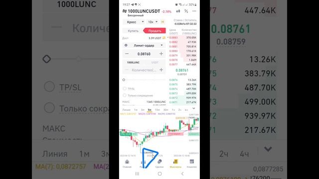 Зарабатываю на хлеб и воду в интернете, через телефон на Binance Future! Наглядный пример! смотреть онлайн