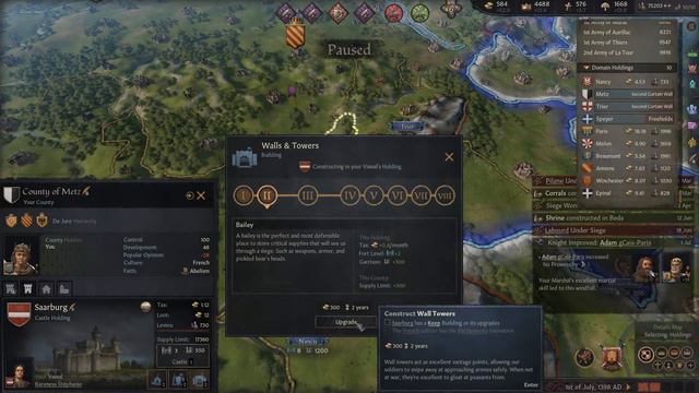 Crusader Kings III - Playthrough Munster - E81 - Empress Ealhswith, 5 - 02.04.1396 to 02.01.1401 смотреть онлайн