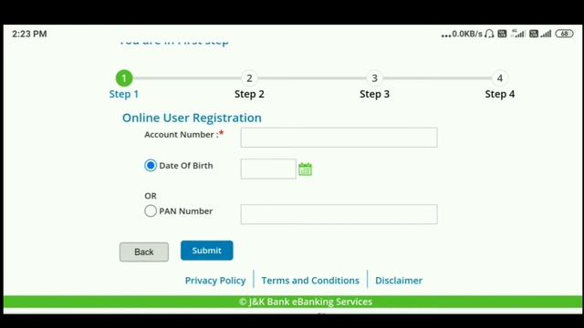 online registration JK Bank e-banking User id & password 2022 смотреть онлайн