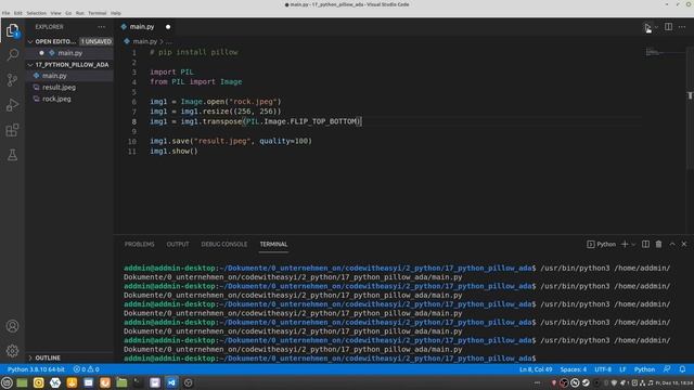 Python 3 mit PILLOW Bilder Manipulieren смотреть онлайн