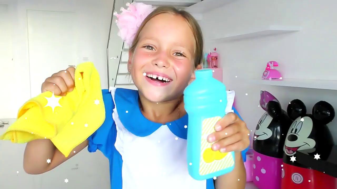 Sofia and My super fun day with Baby Dolls | Stories about pretends to be a a nanny смотреть онлайн